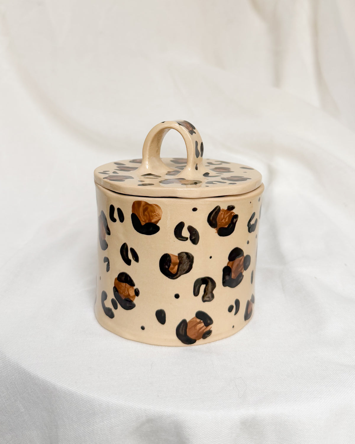 Leopard Sugar Bowl