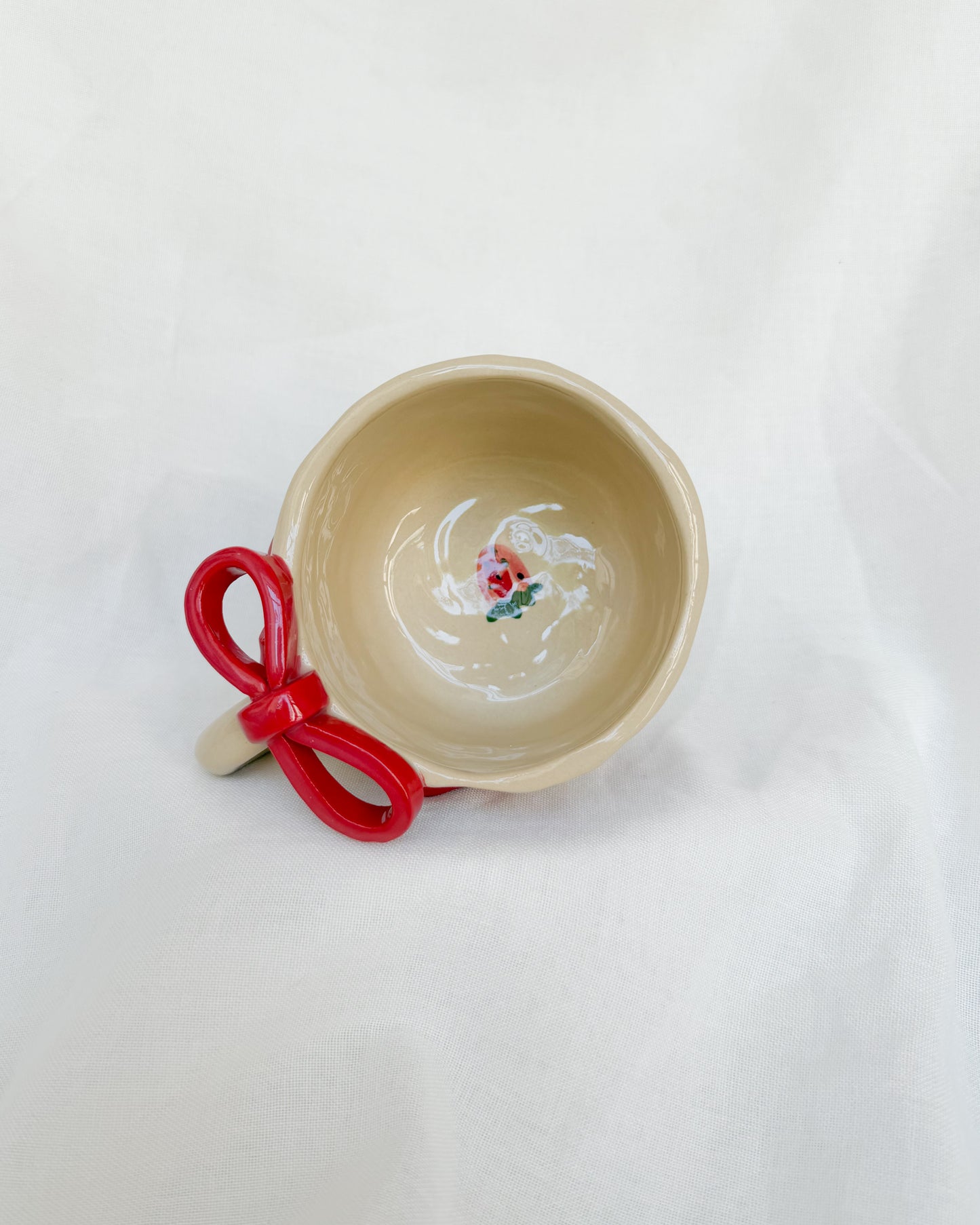 Strawberry Ribbon Mug M