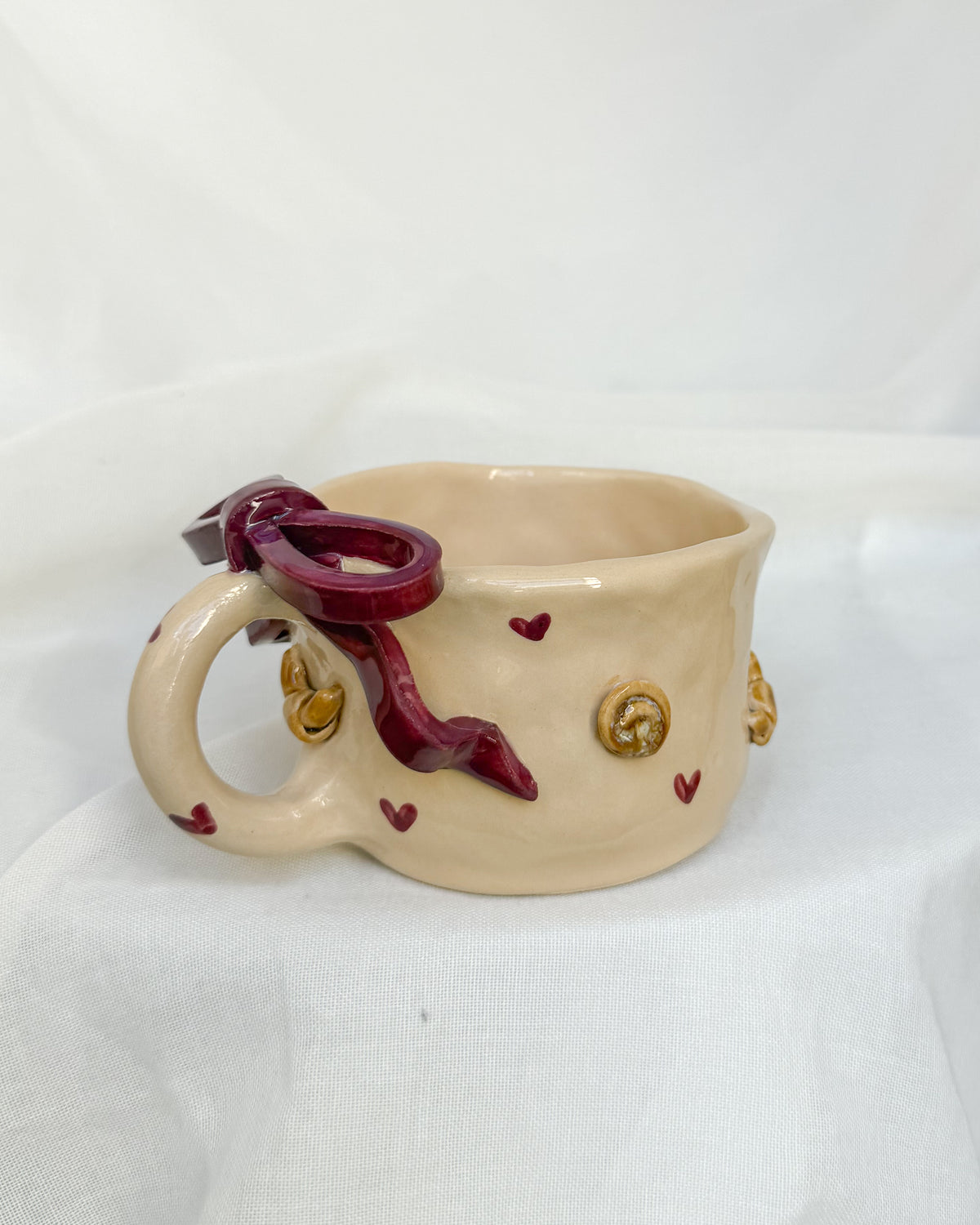 Croissant & Cinnamon Burgund Mug M