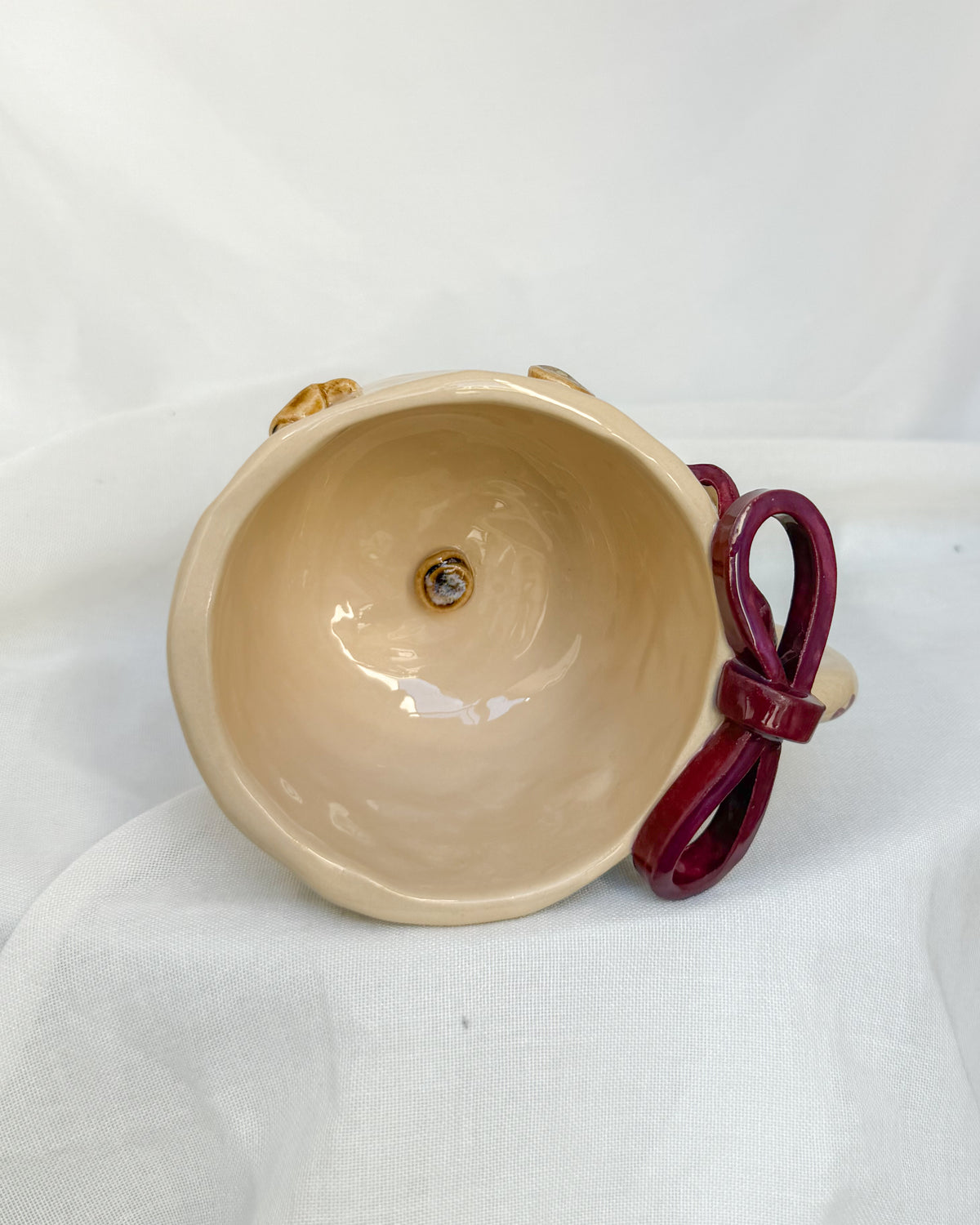 Croissant & Cinnamon Burgund Mug M