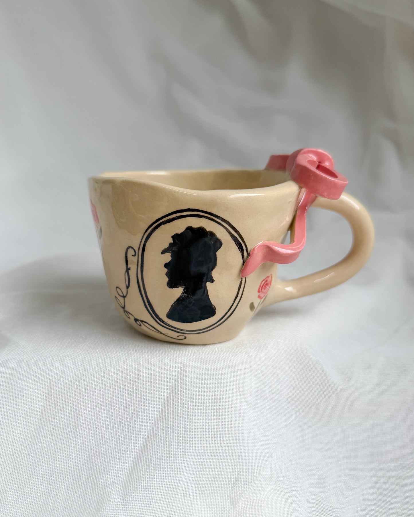 Bridgerton Pink Ribbon Cup M