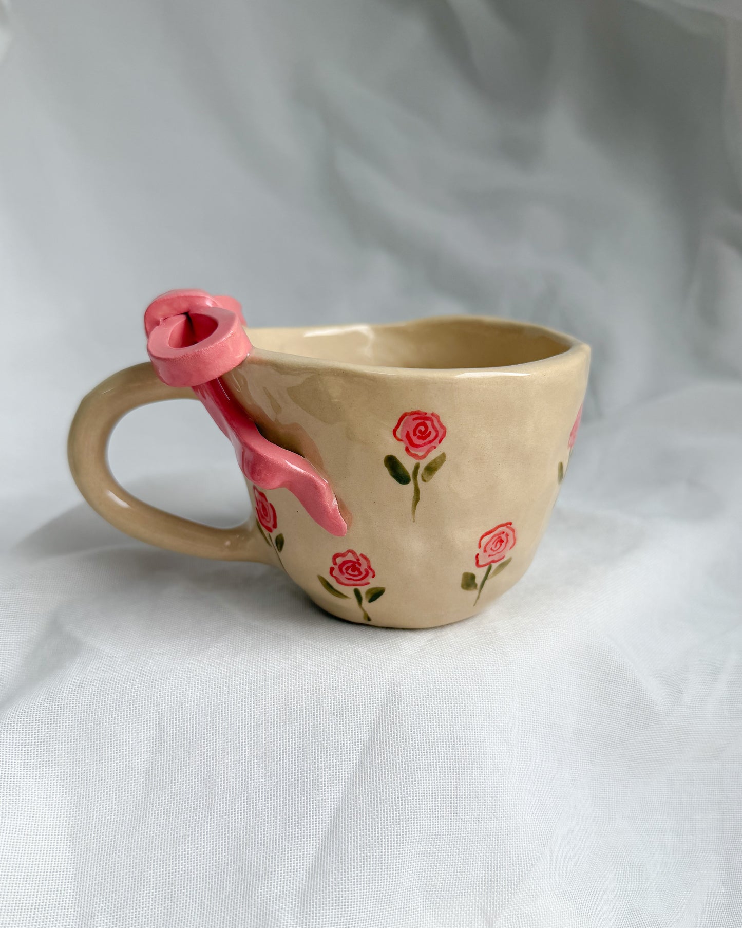 Bridgerton Pink Ribbon Cup M