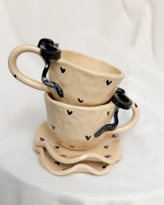 Ribbon Black Cup M