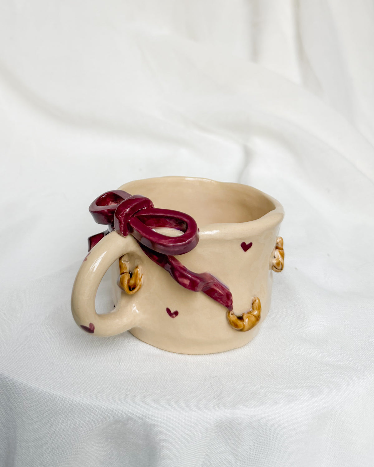 Croissant Burgundy Mug L
