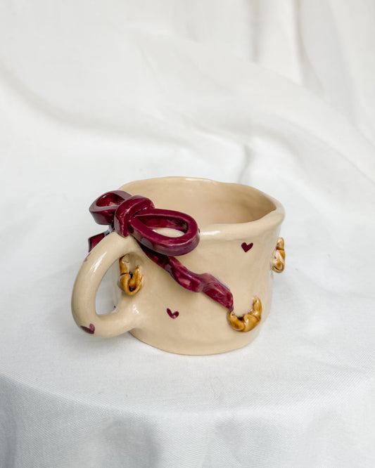 Croissant Burgundy Mug L