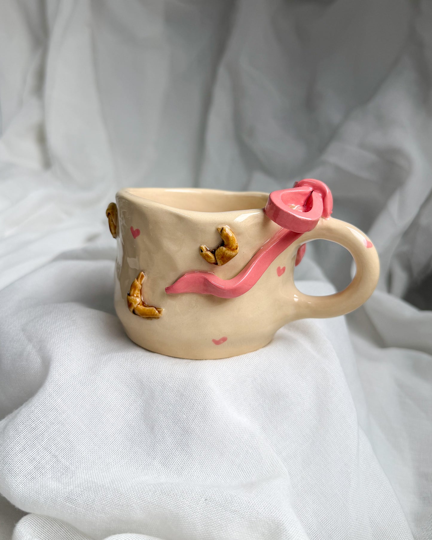 Croissant Pink Mug L