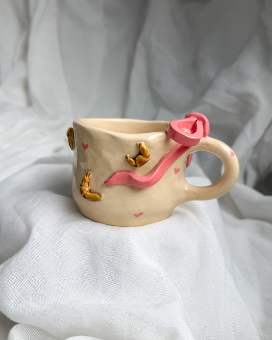 Croissant Pink Mug L