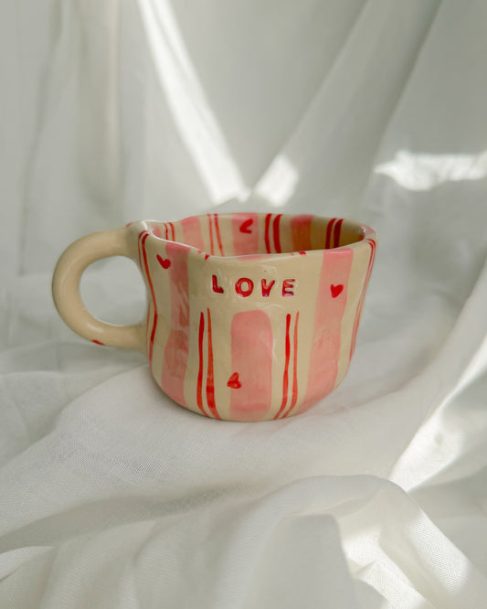 Pink Stripes Mug M
