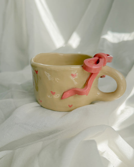 Ribbon Pink Mug M