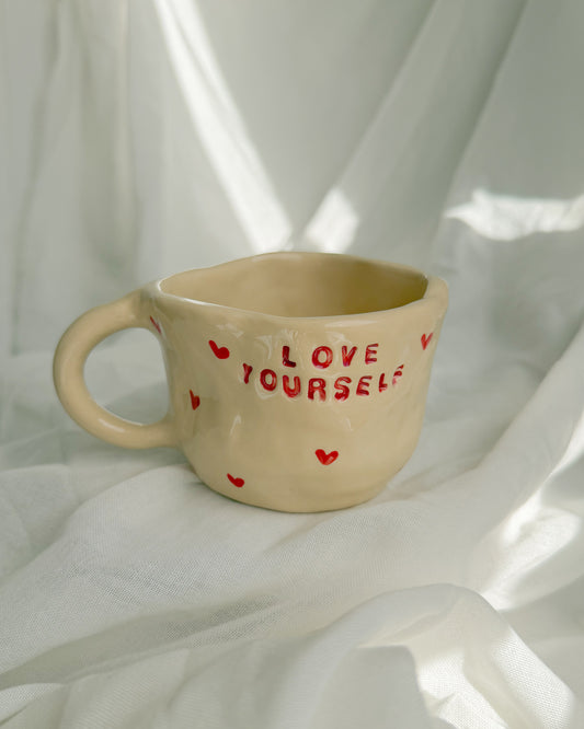 Love Yourself Red Mug M
