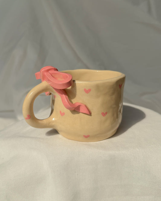 Ribbon Pink Mug M