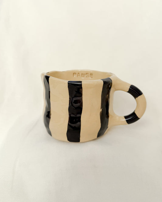 Black Stripe Mug L