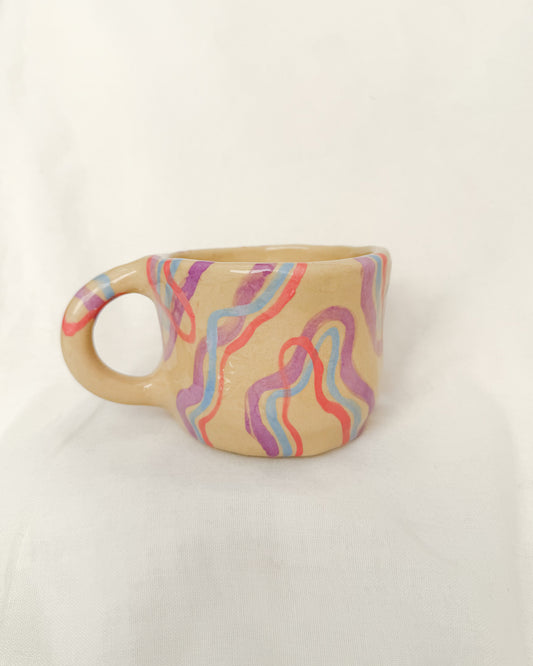 Purple Stripes Mug L