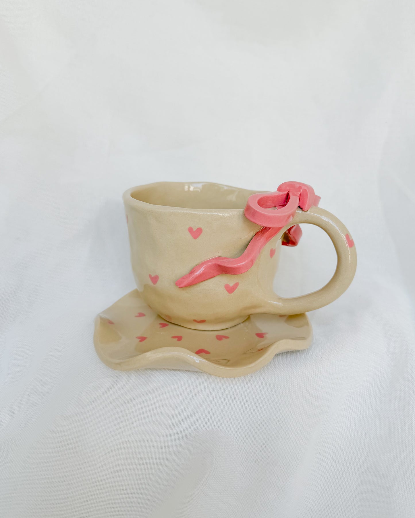 Ribbon Pink Cup M