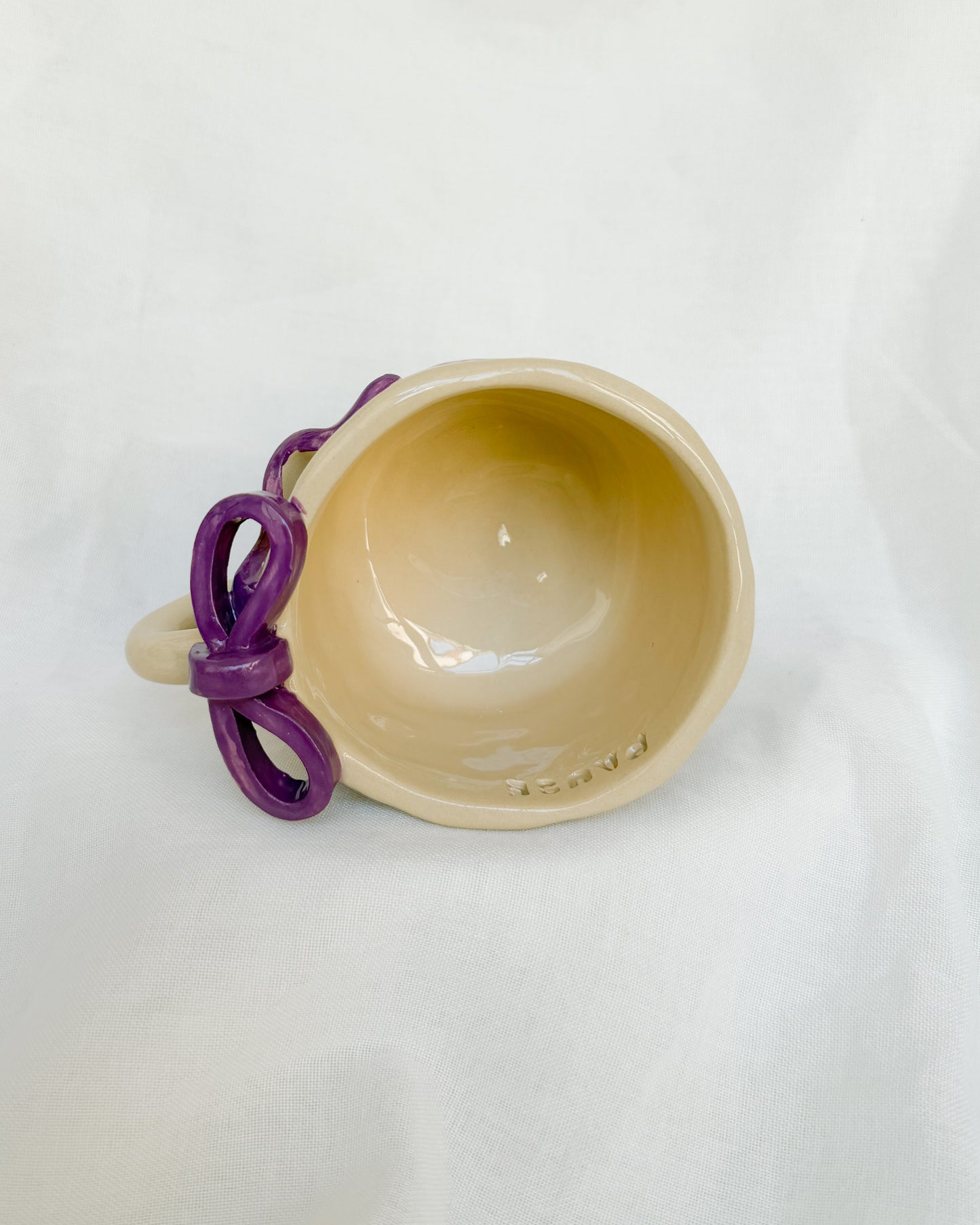Lavender Ribbon Mug M