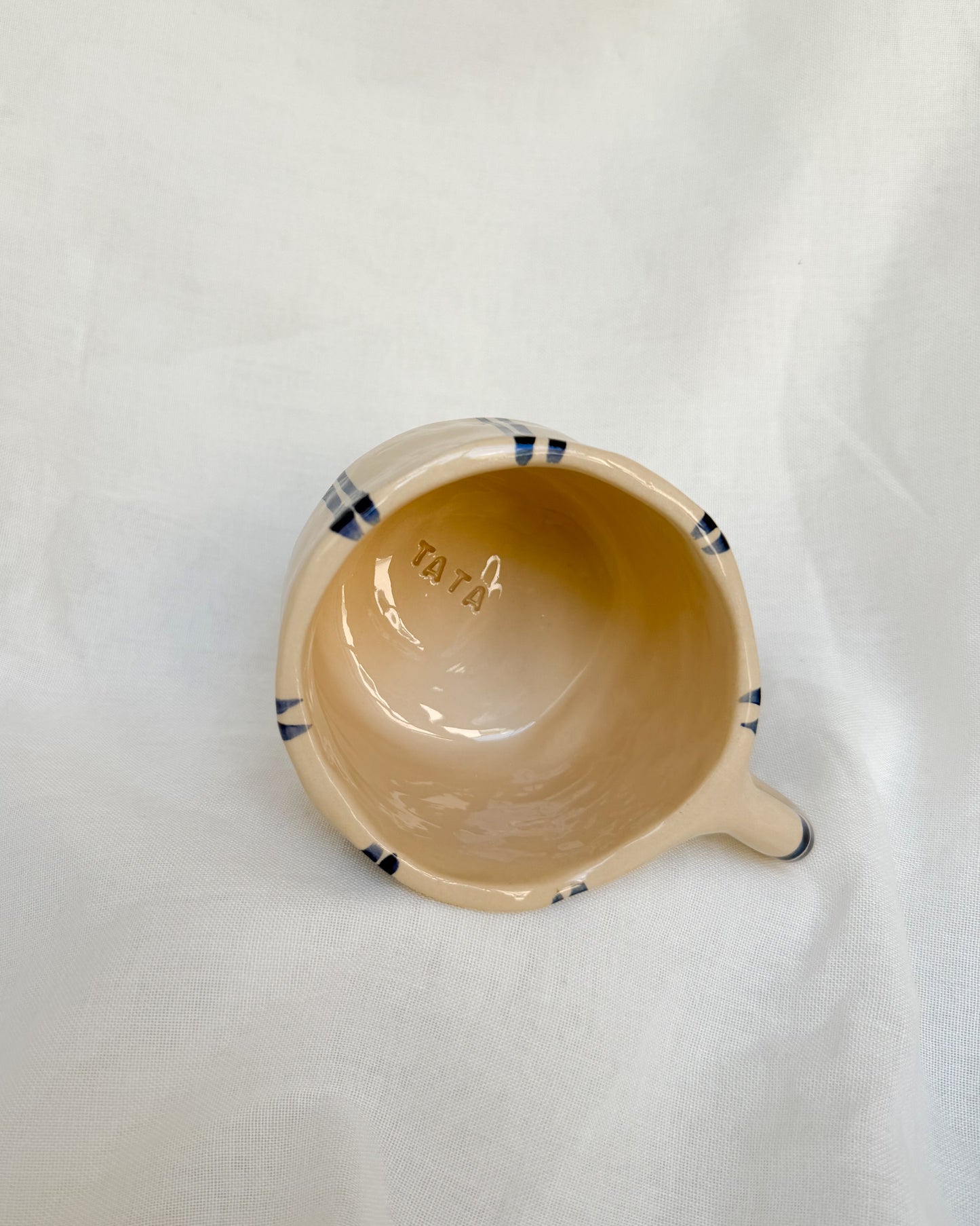 "Tata" Blue Stripes I Mug M