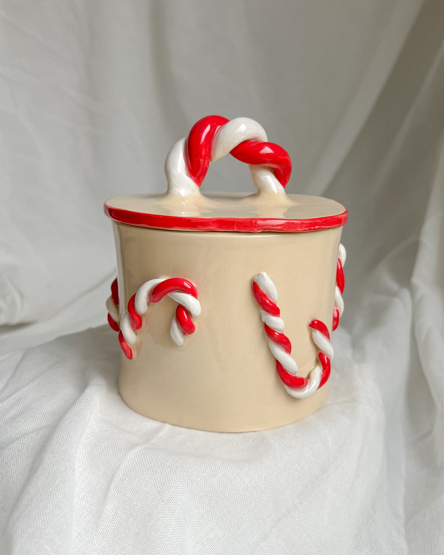 Candy Cane Bowl