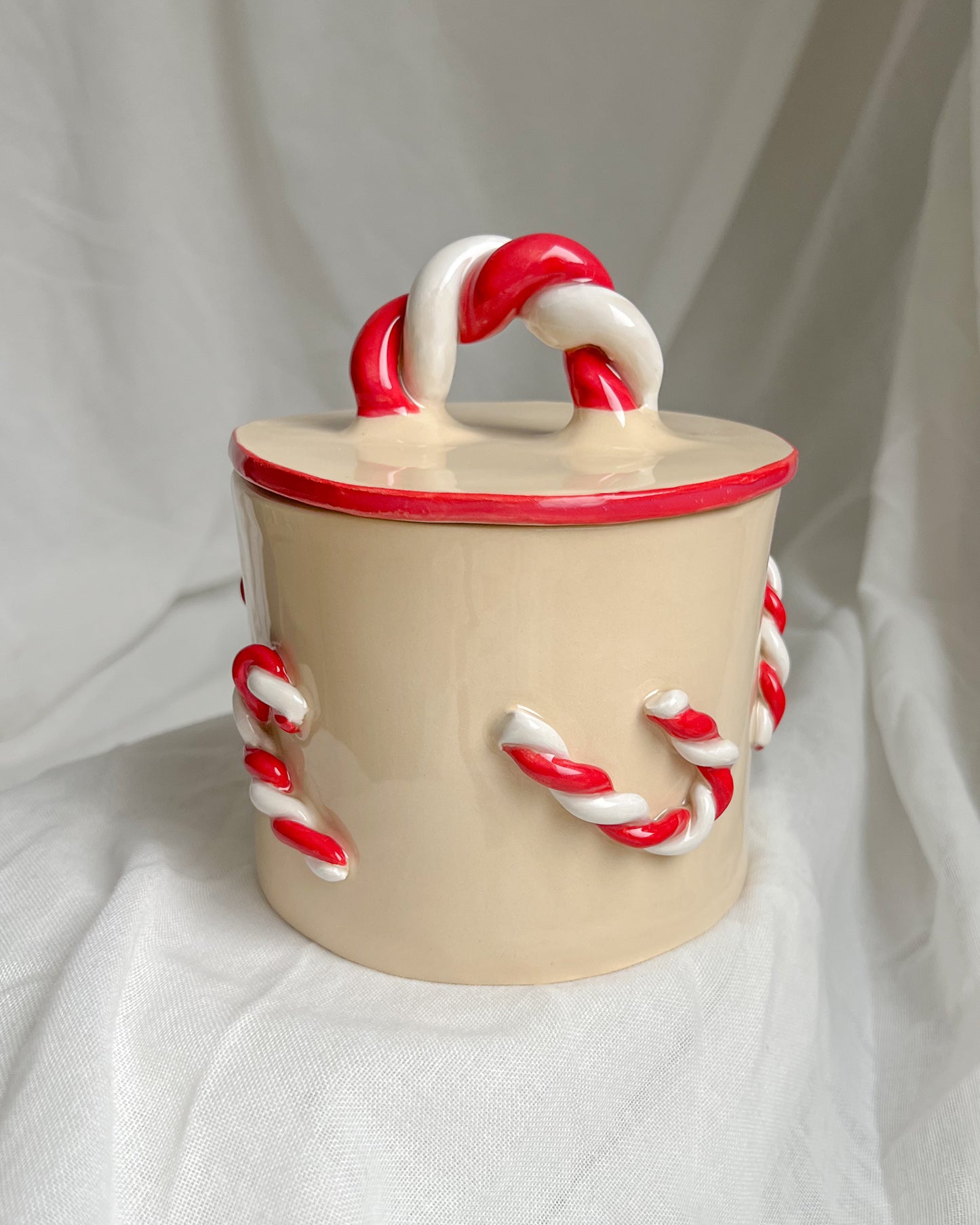 Candy Cane Bowl