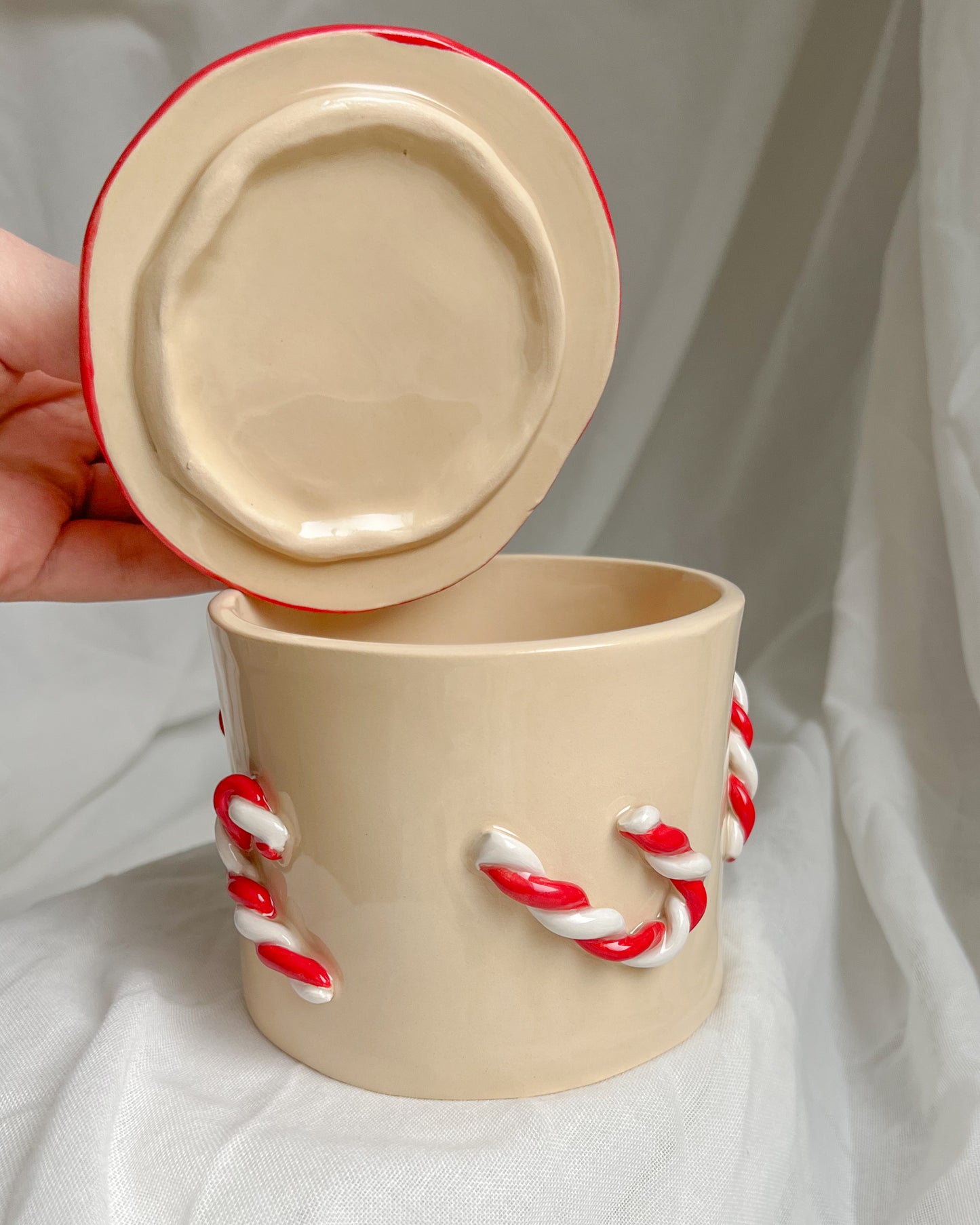 Candy Cane Bowl
