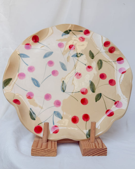 Big Chery Wavy Plate L