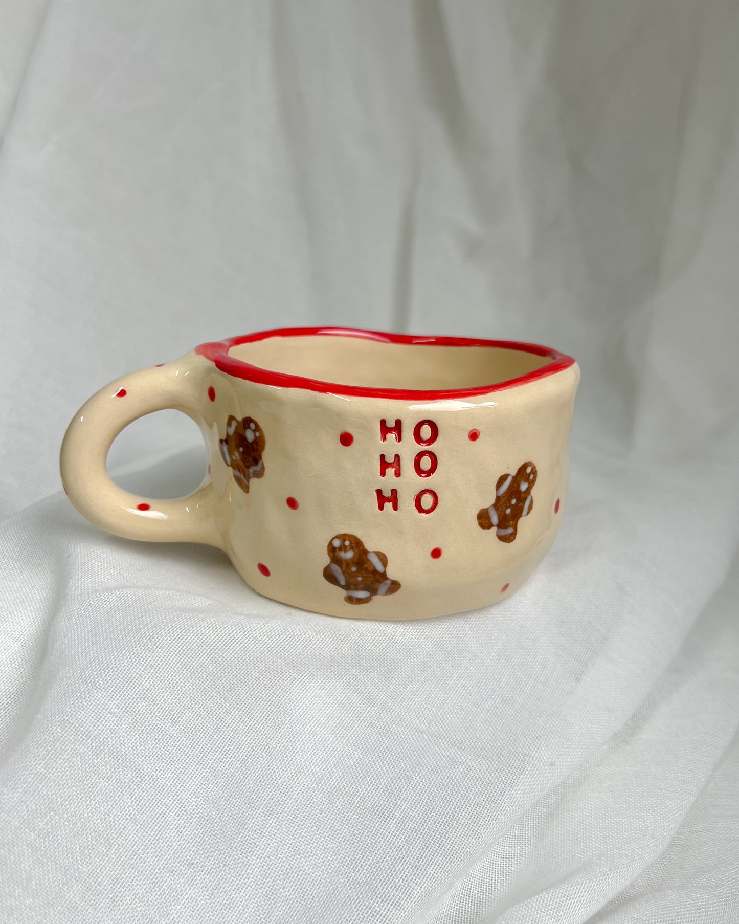 Ho Ho Ho Gingerbread Mug L