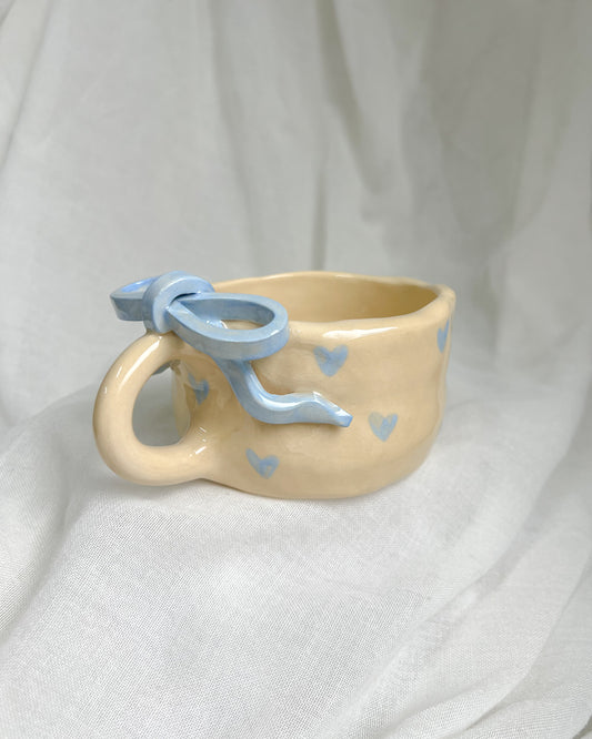 Ribbon Blue Mug L