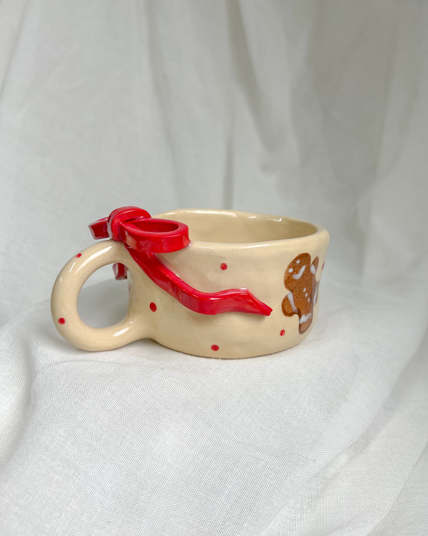 Gingerbread Ribbon Mug L