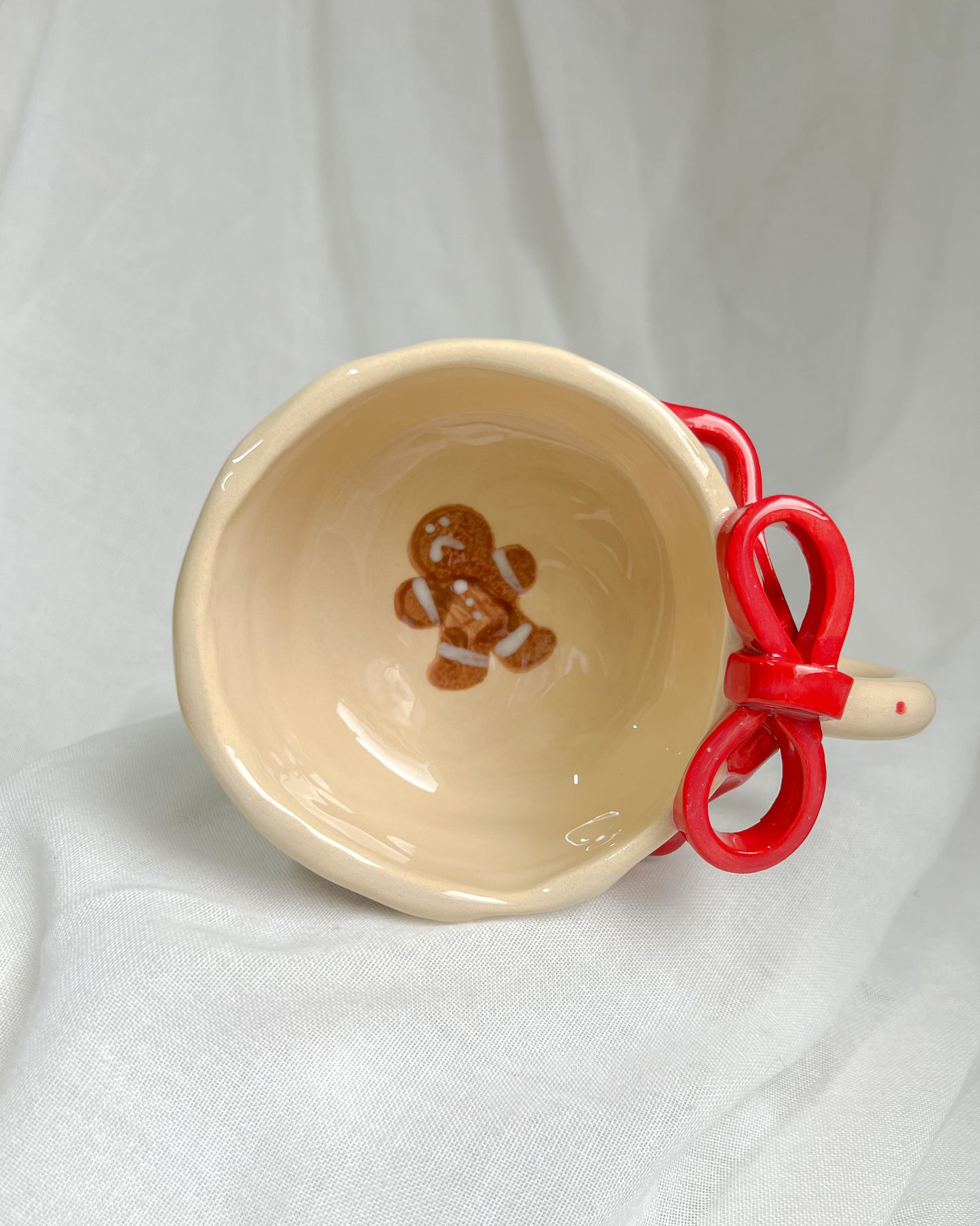 Gingerbread Ribbon Mug L