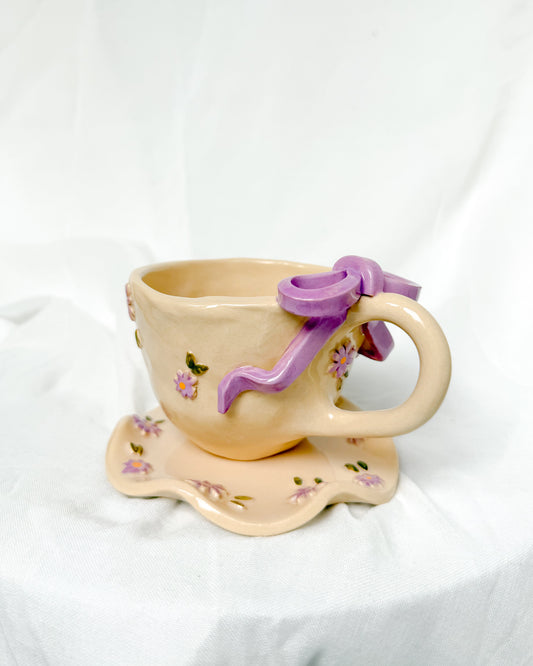 Flower Purple Cup M