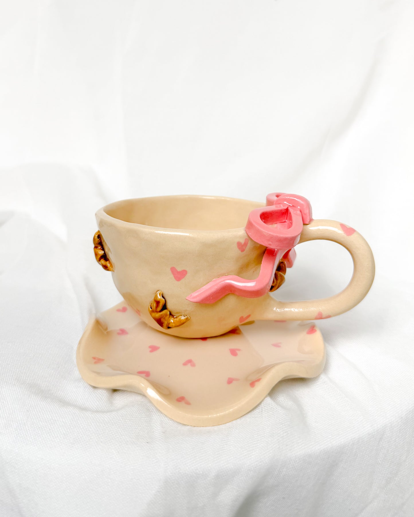 Croissant Pink Cup S