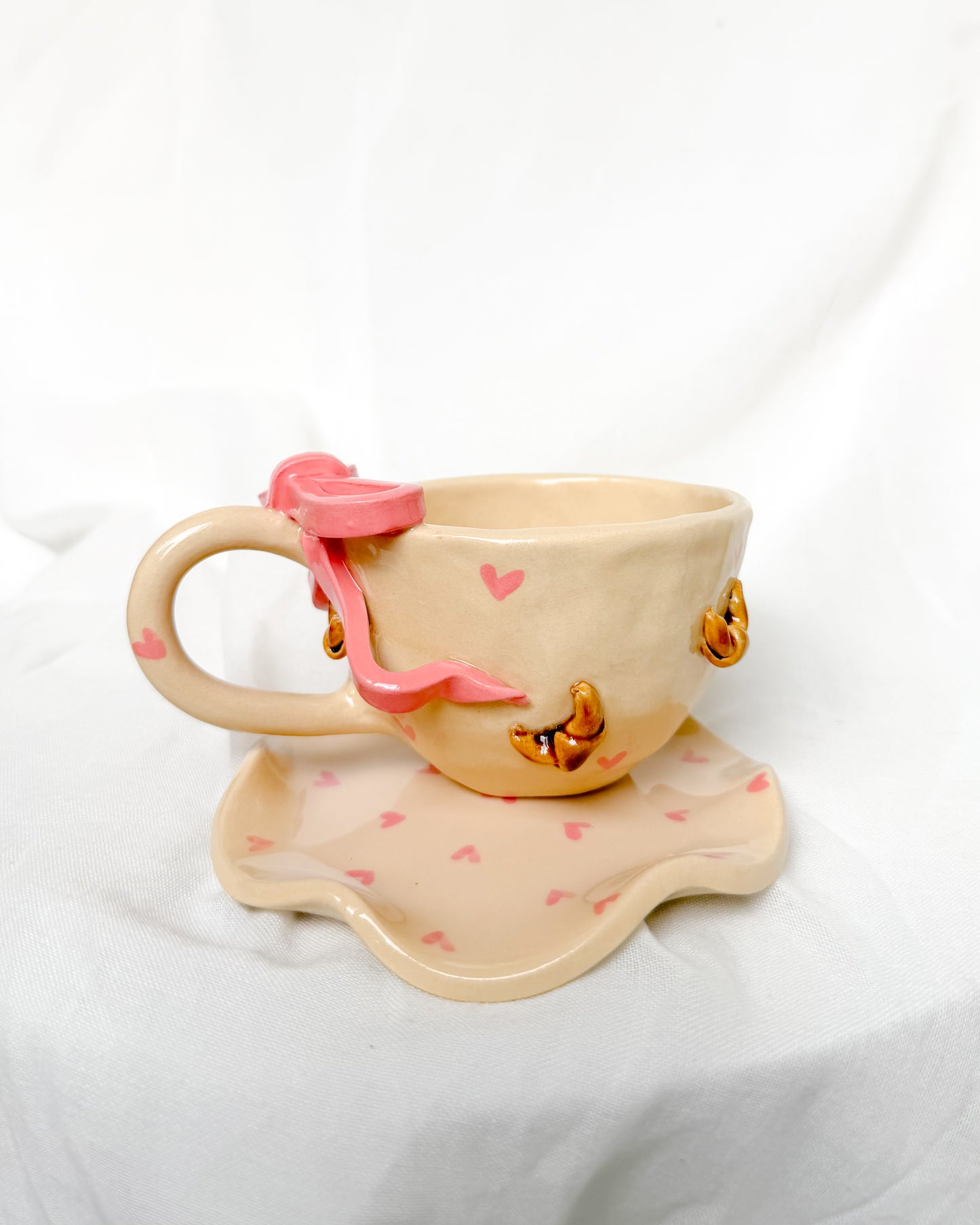 Croissant Pink Cup S