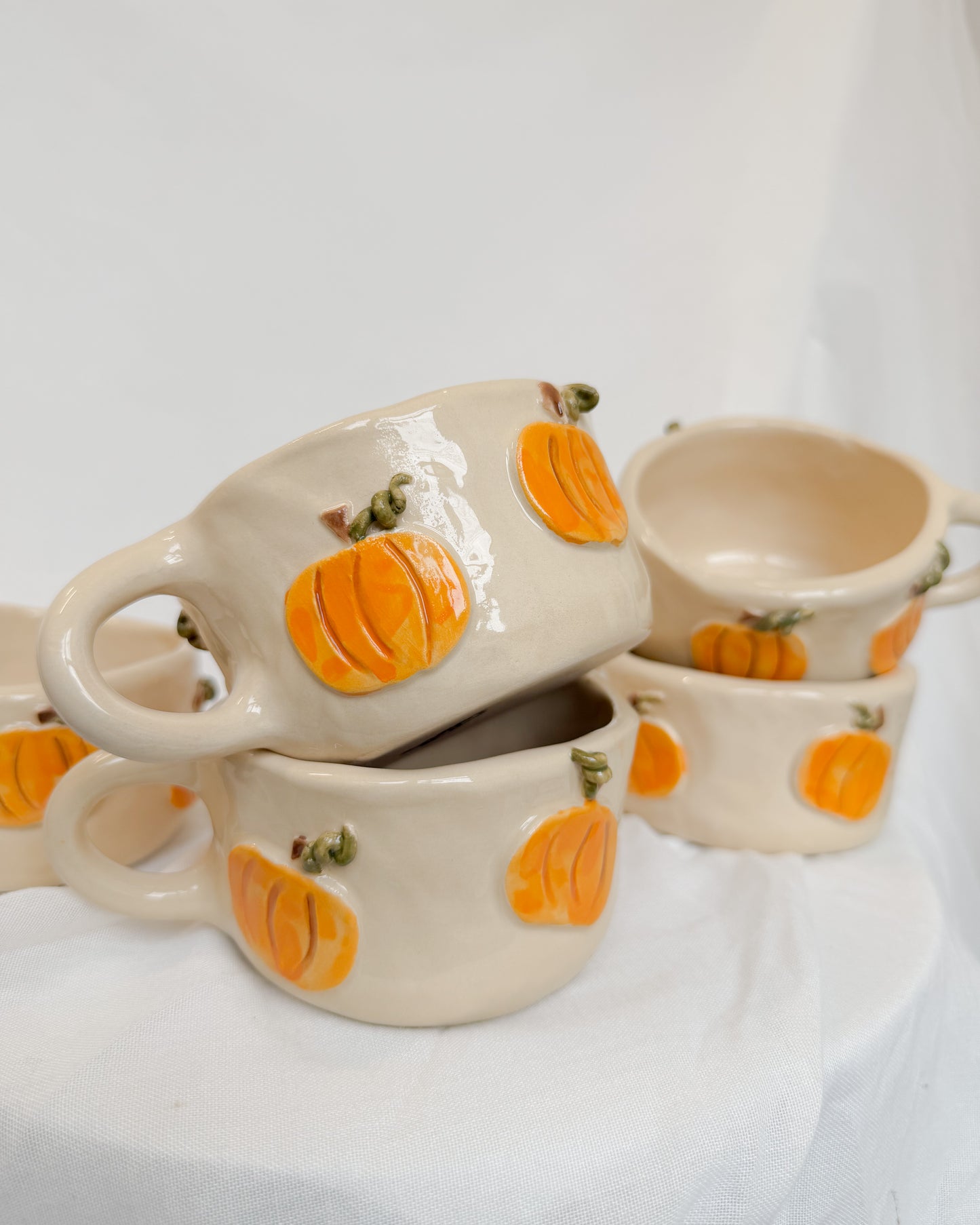 Convex Pumpkin Mug L