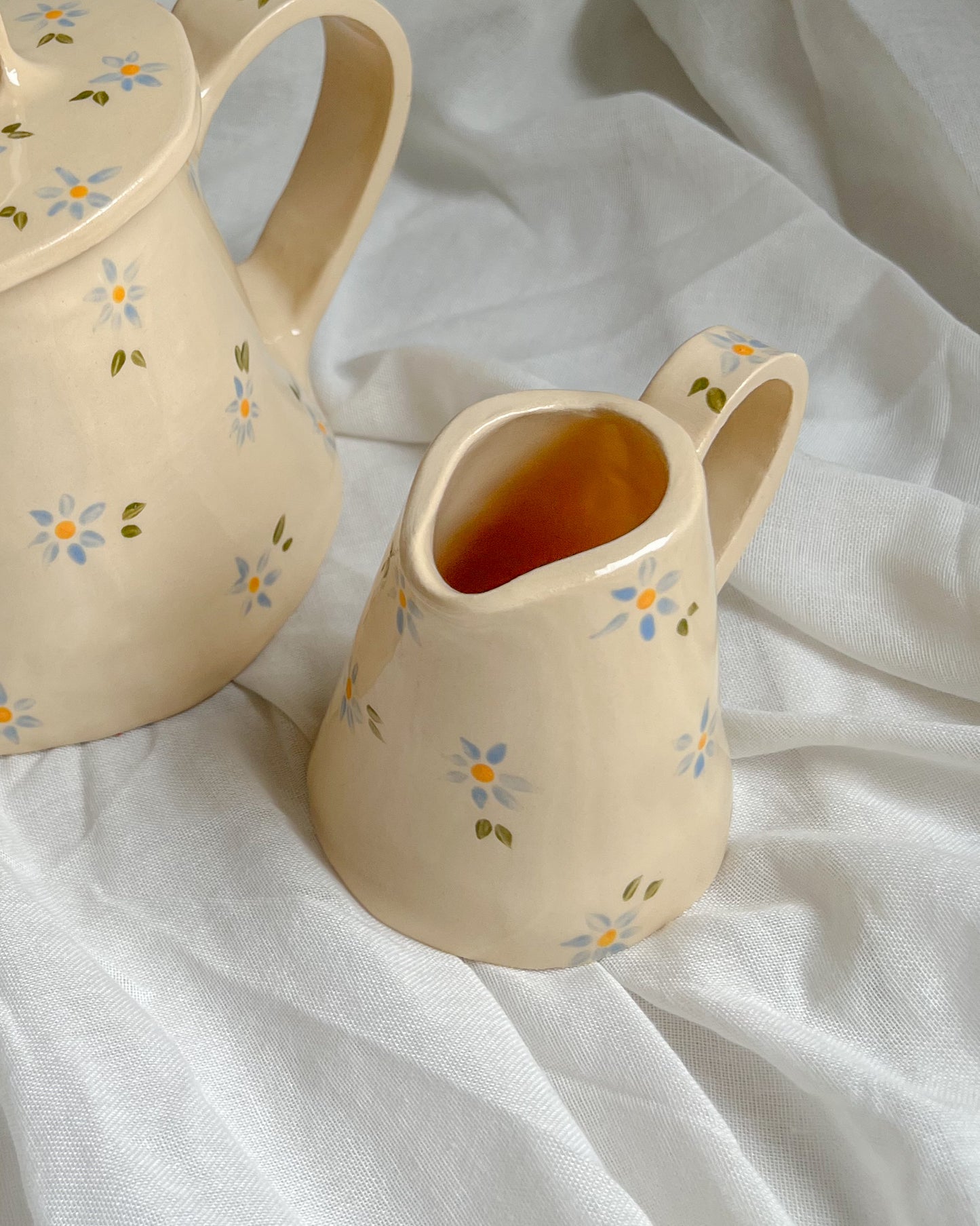 Forget-Me-Not Milk Pitcher