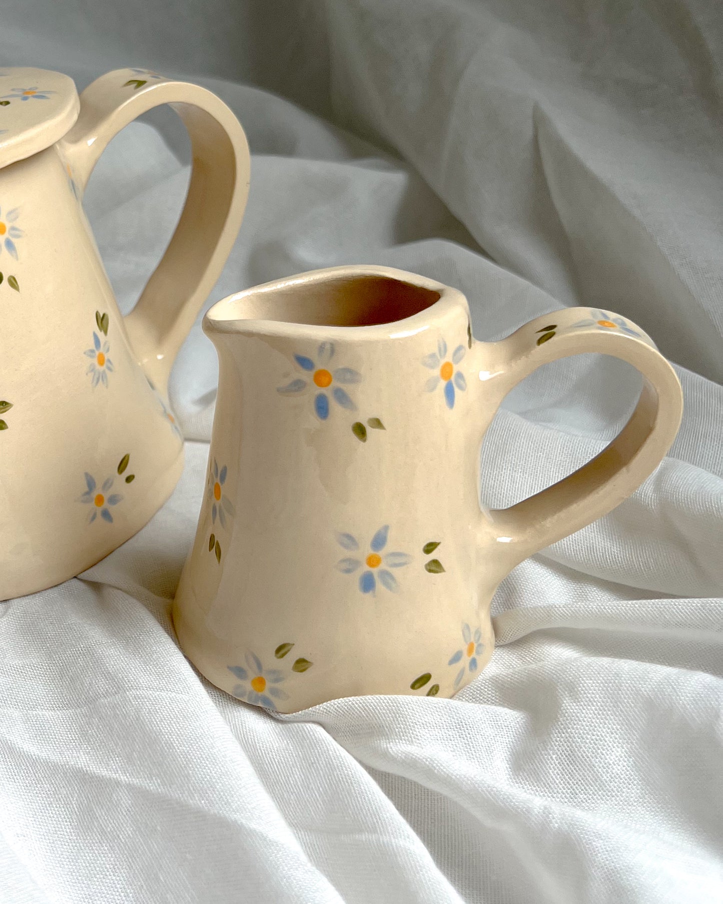 Forget-Me-Not Milk Pitcher