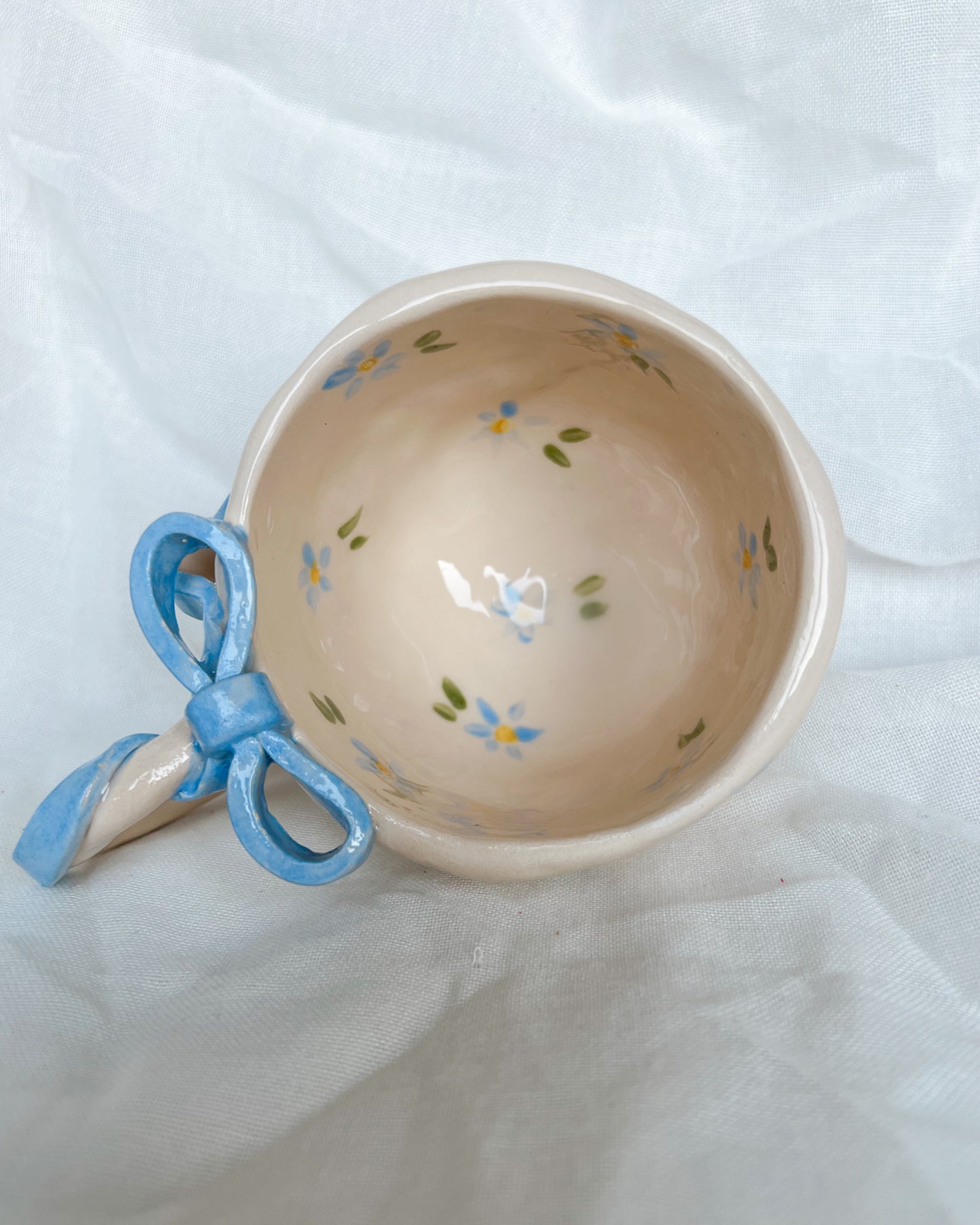 Forget-me-not Ribbon Mug