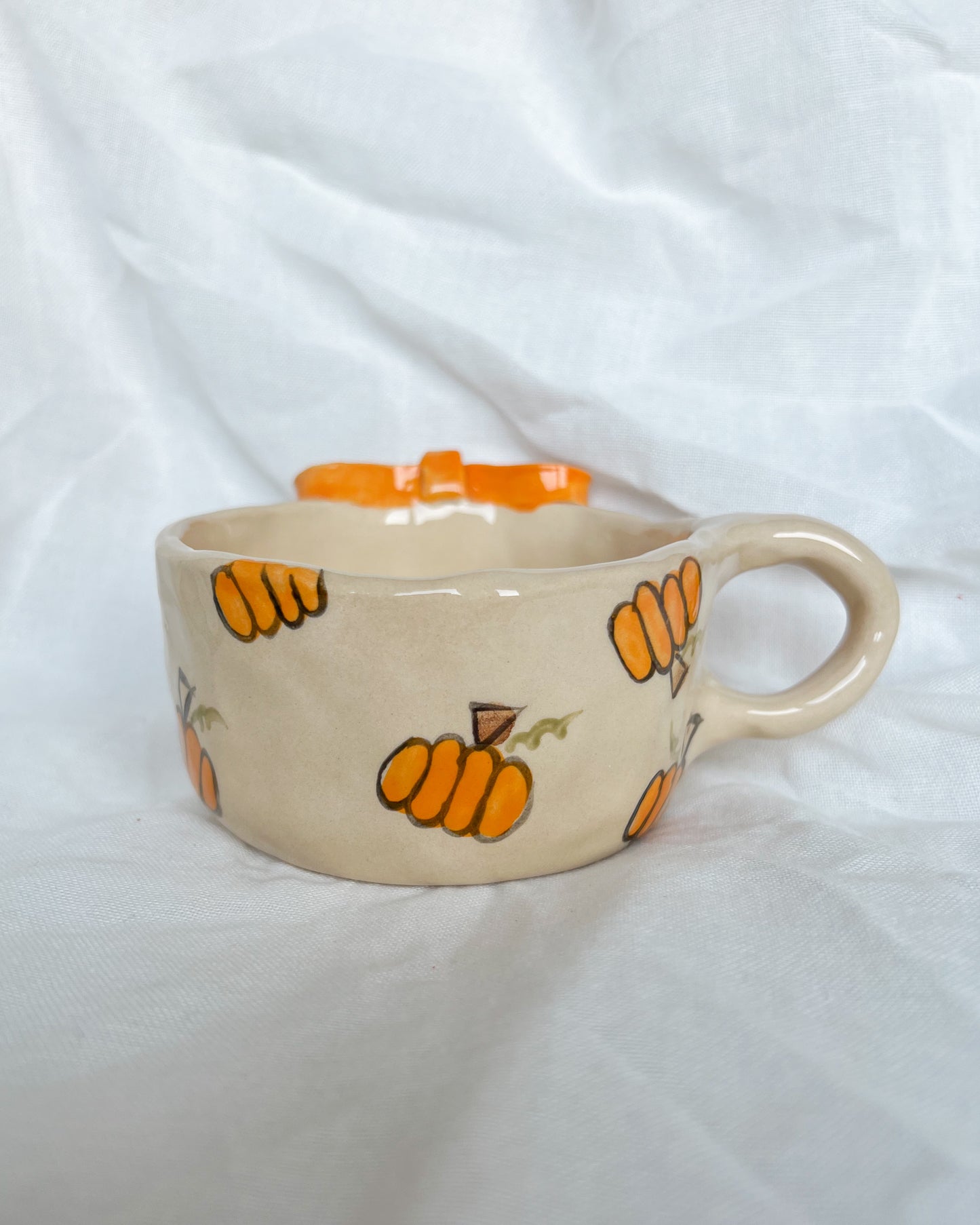 Pumpkin Ribbon Mug