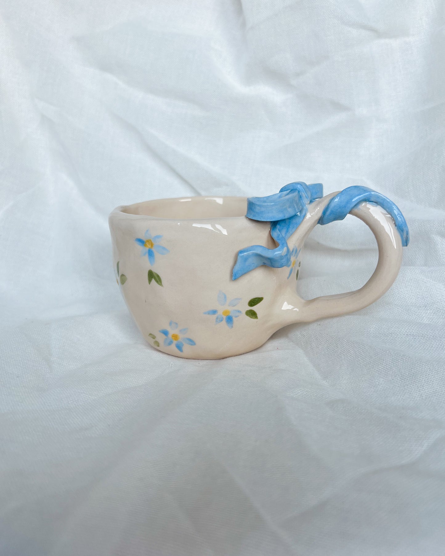 Forget-me-not Ribbon Mug